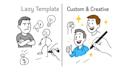 create a colorful custom whiteboard video with