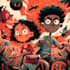 make engaging children book illustrations with bold personality