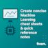 create concise ml cheat sheets and quick reference notes