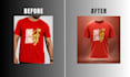 create professional tshirt mockups