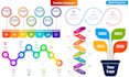 design flow charts, pie charts, timelines business,  canva infographics designs