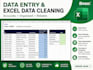 do excel data analysis, pivot tables, power query and reports
