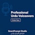 record professional urdu voiceover in a clear tone
