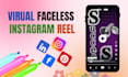 create viral faceless instagram reels and carousels for organic growth