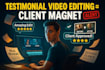 edit your testimonial videos professionally