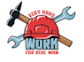 make tradesman mascot logo design with express delivery