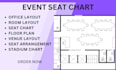 map out an accurate seating plan for event venues and shows