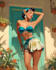 do a pin up girl and model pinup