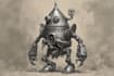 draw detailed warhammer illustration