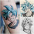 make comic cartoon anime tattoo design