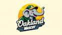 make unique oakland elephant logo with t shirt design