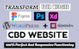build mordern cbd wordpress website and convert figma to wordpress elementor