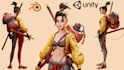 do stylized 3d game character, 3d cartoon character, 3d character rigging, asset