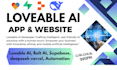 do web app with loveable ai, supabase, ai chatbot dev ai saas deepseek vercel ai