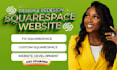 build squarespace design and redesign a professional squarespace website