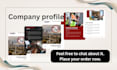design an amazing company profile