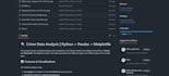 create python automation scripts and data analysis tools