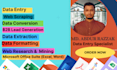 do typing job, data entry work, PDF to word or excel