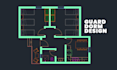 design modern house floor plan and architectural concept