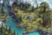 make a fantasy map illustrations for your project