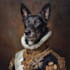 create royal pet portrait in high quality