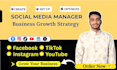 be your social media manager for content and business growth