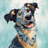 cute disney style cartoon portrait