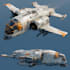 draw high quality spaceship concept