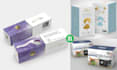 design minimal, modern and luxury packaging or label