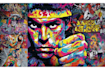 create graffiti pop art canvas designs and murals