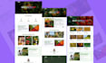 design responsive website and landing page using HTML, CSS, and javascript