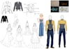 do tech packs for garment and illustration or sketches and prints or vector