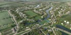 design 3d community landscape, site plan, estate tiny housing,master plan render