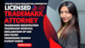file your trademark application as your US licensed attorney with the uspto