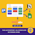 set up CRM and trello, notion, clickup task manager in n8n
