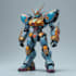 create cartoon mecha robot   design