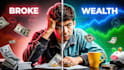 design viral splitscreen thumbnails like broke vs rich style