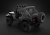use a ue5 for 3d realistic jeep wrangler, suv car realistic render, car interior