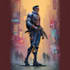 make a illustration of futuristic cyberpunk city art