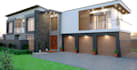 build 3d cgi private duplex villa,balcony design, private pool, greenery,vr golf