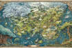 make a design fantasy map illustration fantasy city map