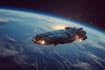 design a spaceship, sci fi illustration and sci fi art