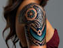 create a profesional tribal tattoo design