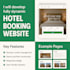 develop a complete hotel booking website with admin panel