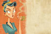 draw retro vintage illustration cartoon character