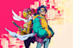 design anime character , cyberpunk character