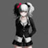 illustrate danganronpa characters in dramatic anime style