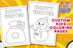 create custom adorable coloring pages for kids and toddlers