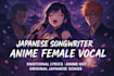 make jpop beat anime theme lyrics as japanese pop songwriter jpop song