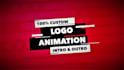 create custom logo animation video intro outro
